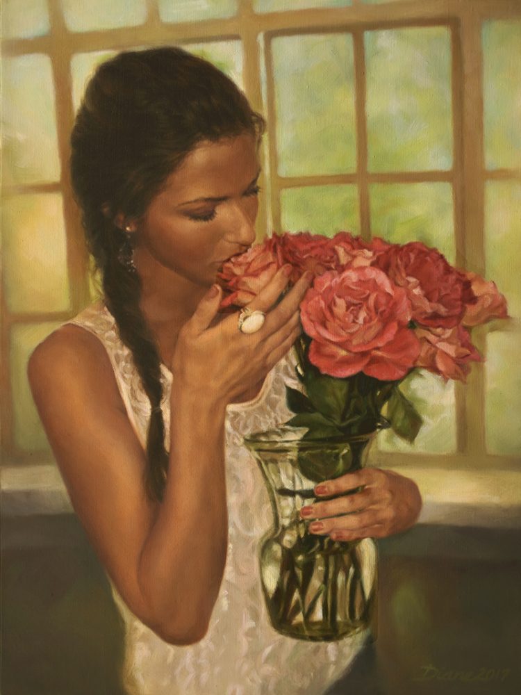 Liana with Roses.dianerussell
